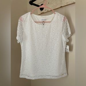 Brand new Calvin Klein lace top